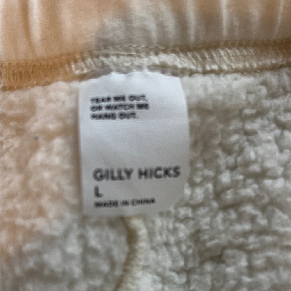 Gilly Hicks Cream Fleece Hoodie and Shorts Set - Picture 10 of 11